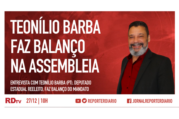 Boletim RDtv 27 12 2022 às 9h30 Teonílio Barba faz balanço da Assembleia