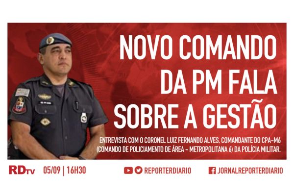 Boletim RDtv 05 09 2023 às 16h30 Novo comando da PM fala sobre a gestão