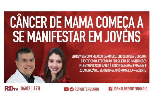 Boletim RDtv 06 02 2024 às 17h Câncer de mama começa a se manifestar