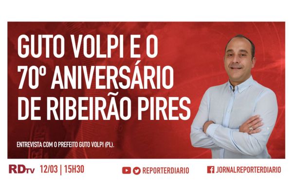 Boletim RDtv 12 03 2024 às 15h30 Guto Volpi e o 70º aniversário de