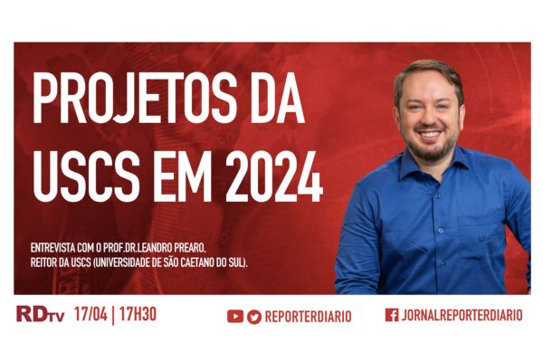 Boletim RDtv 17 04 2024 às 17h30 Projetos da USCS em 2024