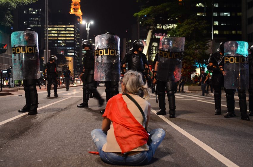 São Paulo - Manifestação Fora Temer na Avenida Paulista (Rovena Rosa/Agência Brasil)