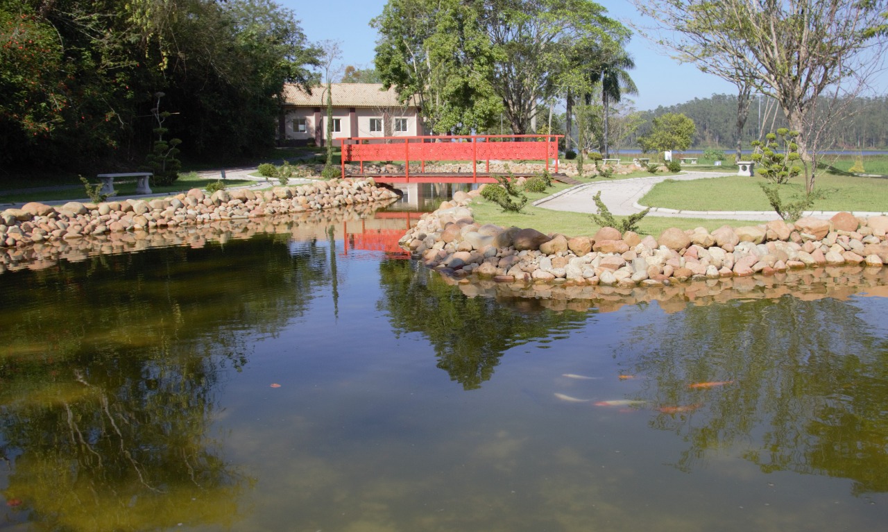 Lago do Parque Oriental recebe revitalizações em Ribeirão Pires