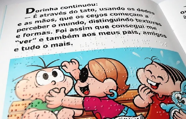 Mauricio De Sousa Lança Coleção Em Braile De Gibis Da Menina Cega Dorinha 1910